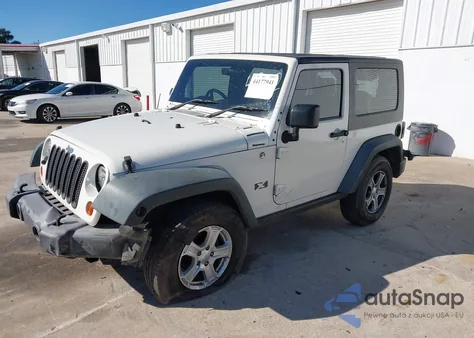 2008 Jeep Wrangler X Rhd z USA, uszkodzony, nr VIN 1J4FZ24148L634852